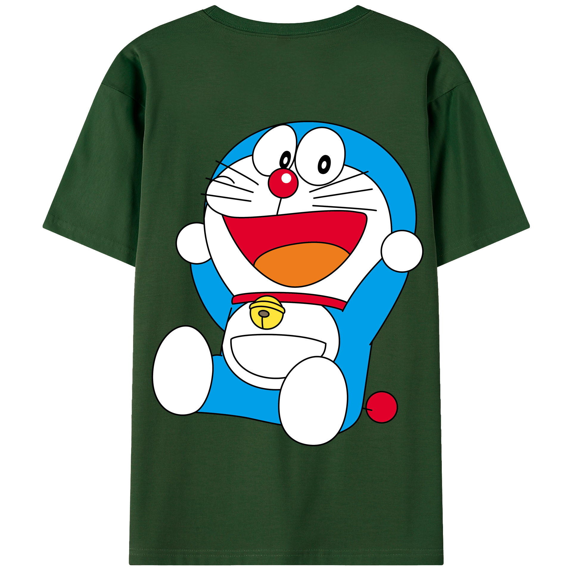 （画像用） ドラえもん Doraemon 綿100％半袖Tシャツ（背面プリント）